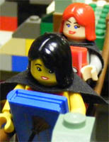 Tiffany (red hair) & Ashley (black hair)